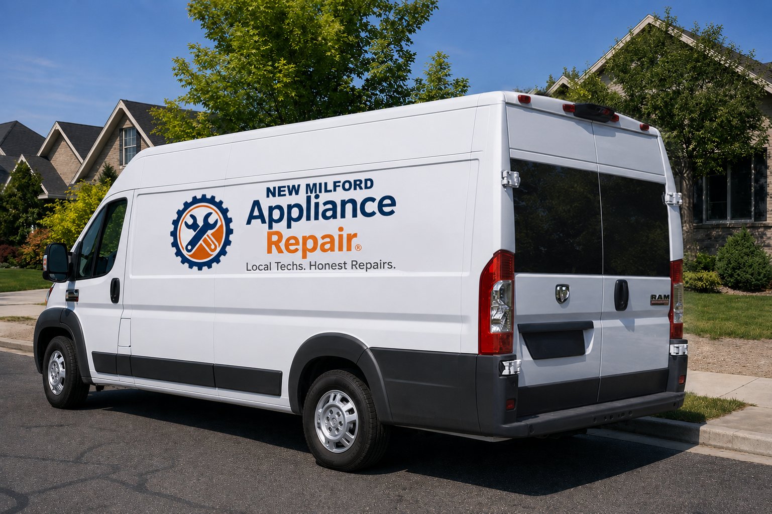New Milford Appliance Repair van
